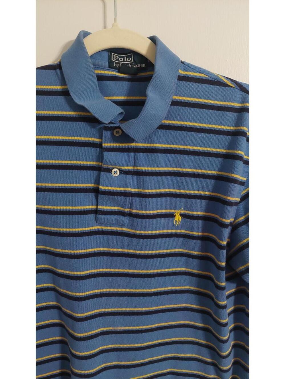 Polo by Ralph Lauren Blue Striped Polo Shirt